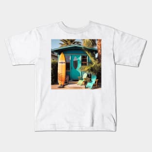 Surf Shack Summer Beach #2 Kids T-Shirt